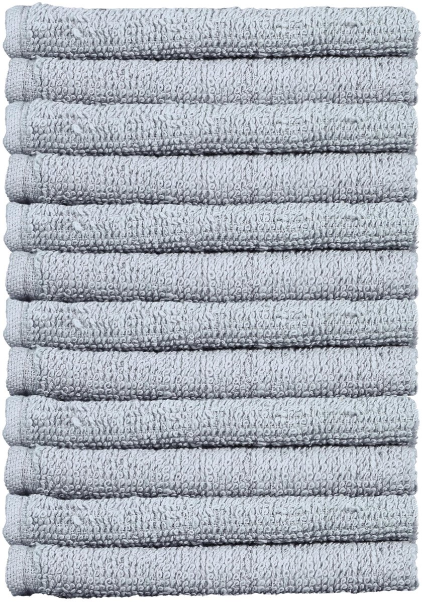 Set van 12 Premium Gezichtswashdoeken 30x30cm