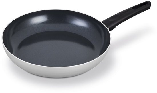 Brabantia INDU+ Koekenpan - Ø 30cm - Keramische antiaanbaklaag - PFAS Vrij - Geschikt voor inductie - Grijs