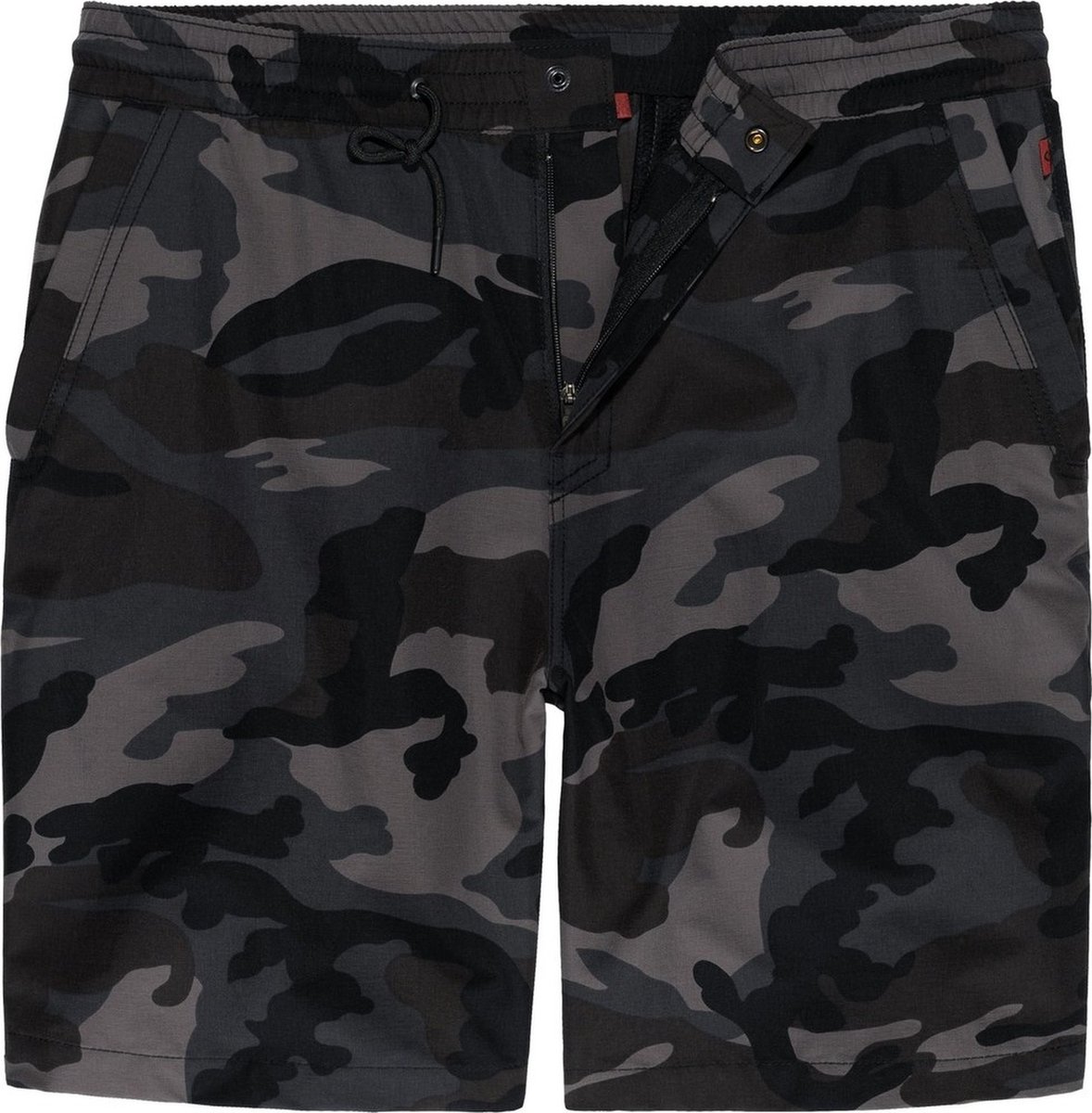 Vintage Industries korte vrijetijdsit-broek Eton -short Dark Camo