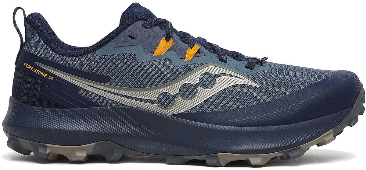 Saucony Peregrine 14 Trailschoenen 1/2 Man Marineblauw