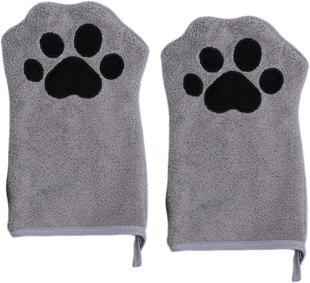 Handschoenen voor katten Een paar koraalkleurig fleece snel