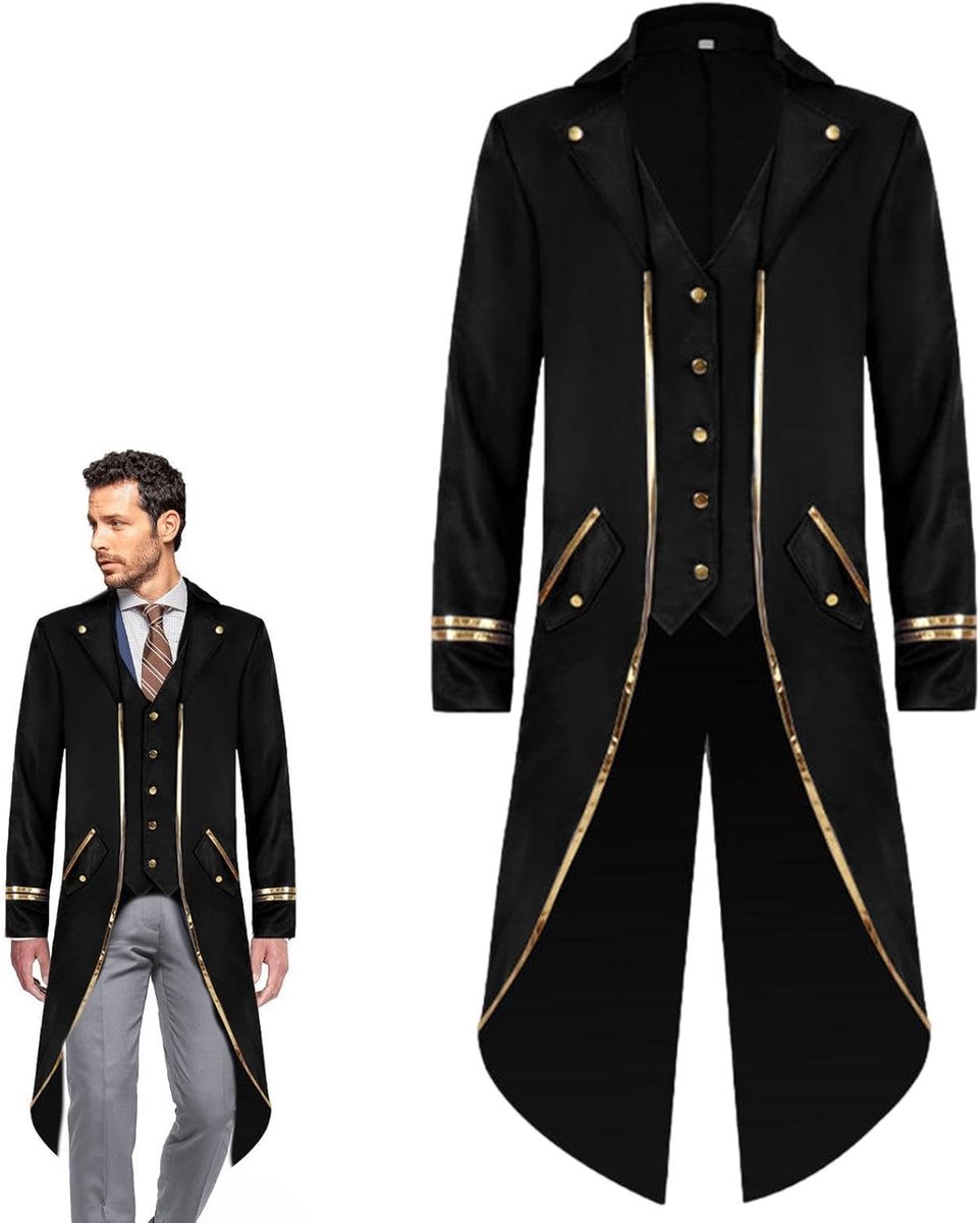 Halloween staartkostuum | staartkostuum voor volwassenen | Halloween Men DeTailcoat voor rollenspel cosplay kostuums