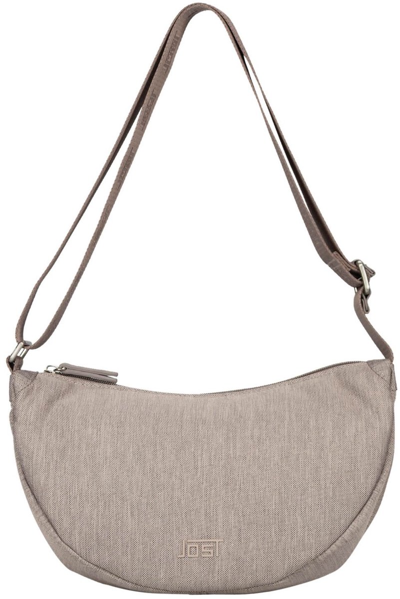JOST schoudertas Bergen Crossbody Bag Stone Taupe