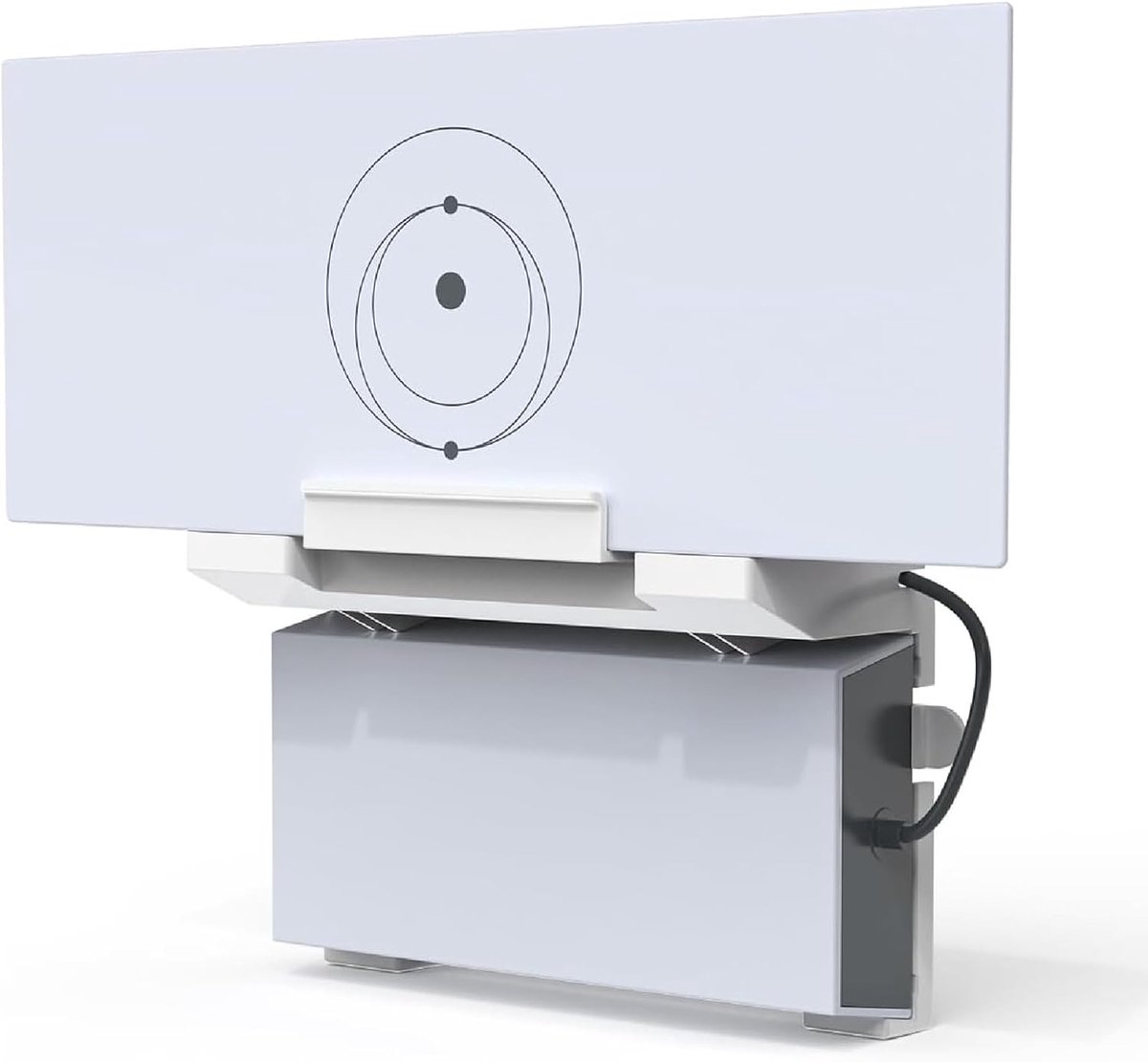 2 in 1 Gen 3 Router Mount & V3 Voedingsbeugels Houder - Internet Kit Satelliet, ABS V3 Mesh Router Wandhouder, Ruimtebesparend