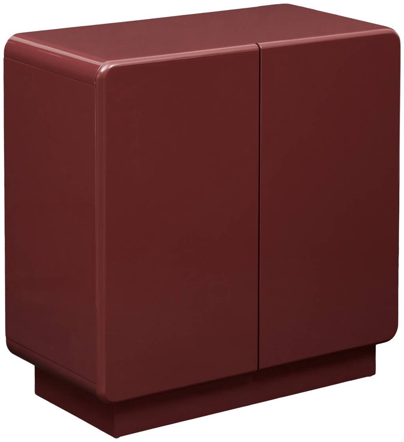Atmosphera Créateur d'intérieur® Douglas vierkant dressoir 80x80 cm, 2 deuren, rood Bordeaux