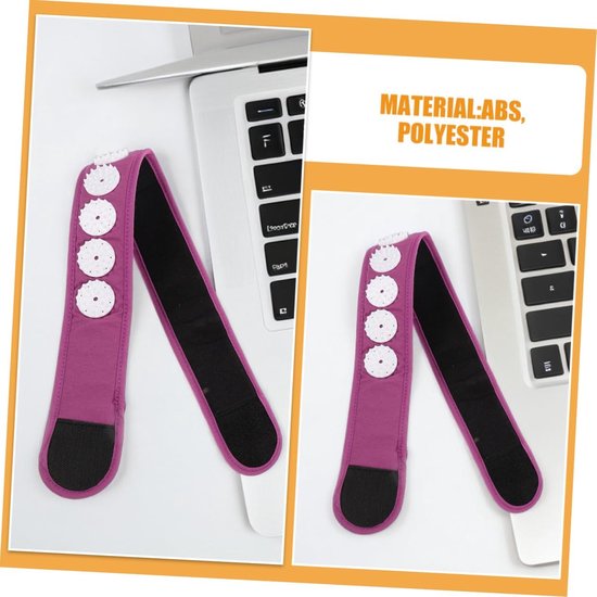 2 Stuks Acupressuur Hoofdband: Massage Hoofdband Voor Nek, Hoofd, Gezichtshuidlift - Draagbare Acupunctuurband Voor Meditatie En Dagelijkse Ontspanning — afbeelding 2