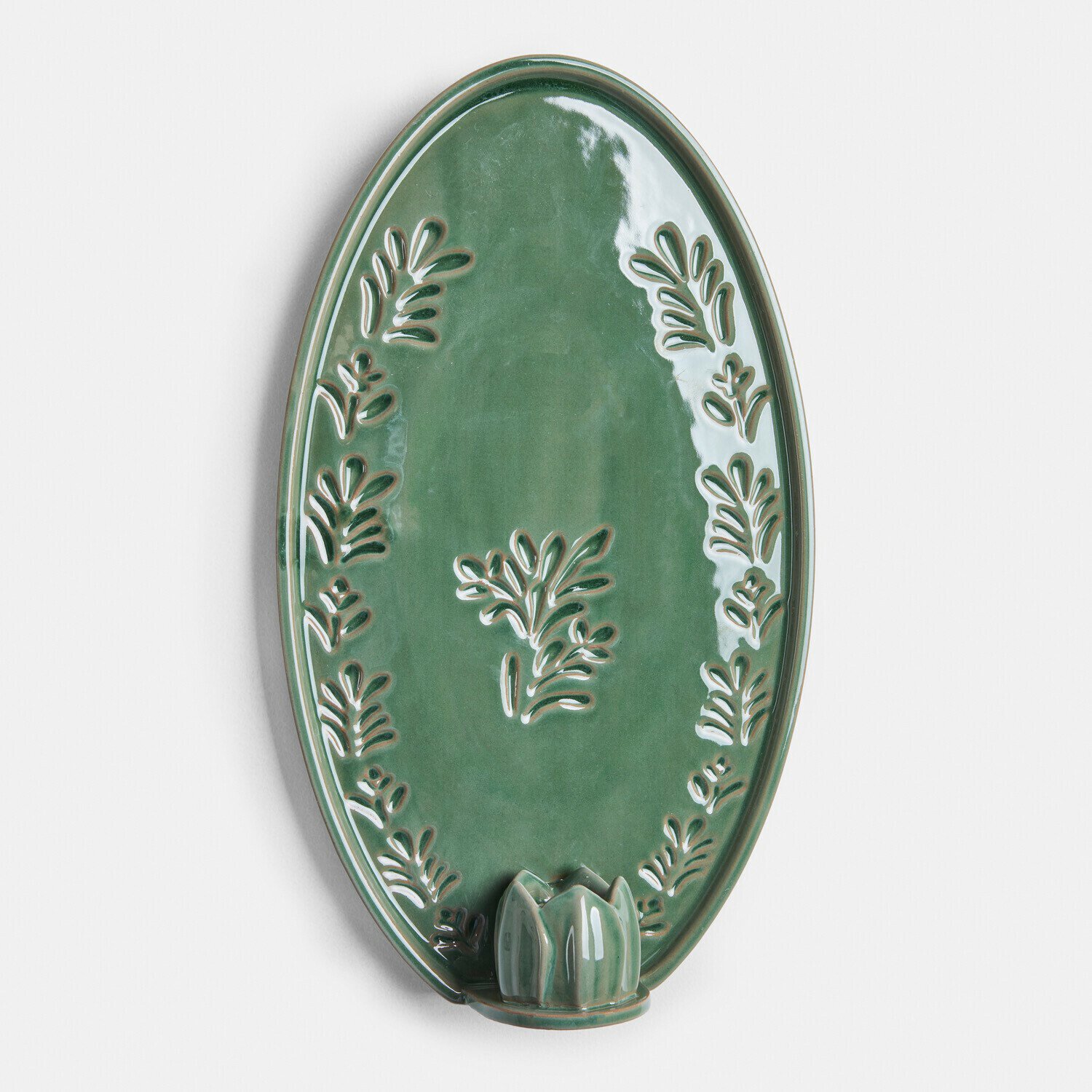 Loberon Wandkandelaar Floranini groen