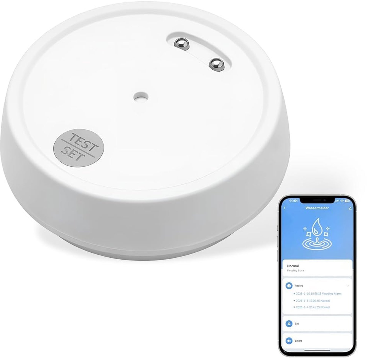 Wifi Waterlekdetector met Alarmfunctie