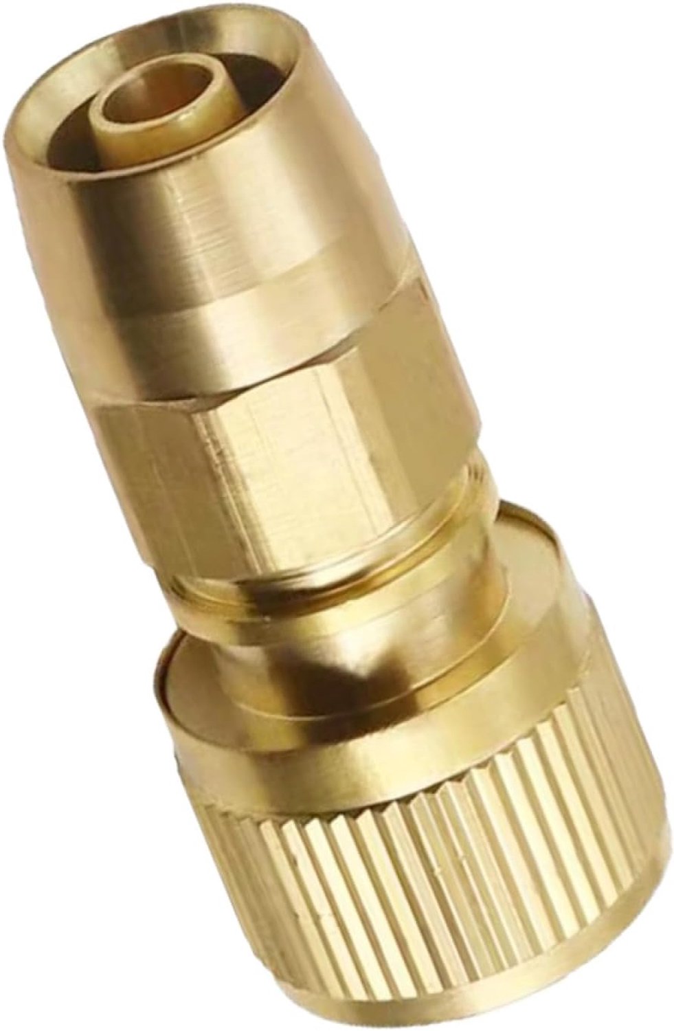 Slang reparatie connector - messing - vrouwelijke en mannelijke aansluiting - duurzame tuinslangadapter - ServiceTopper