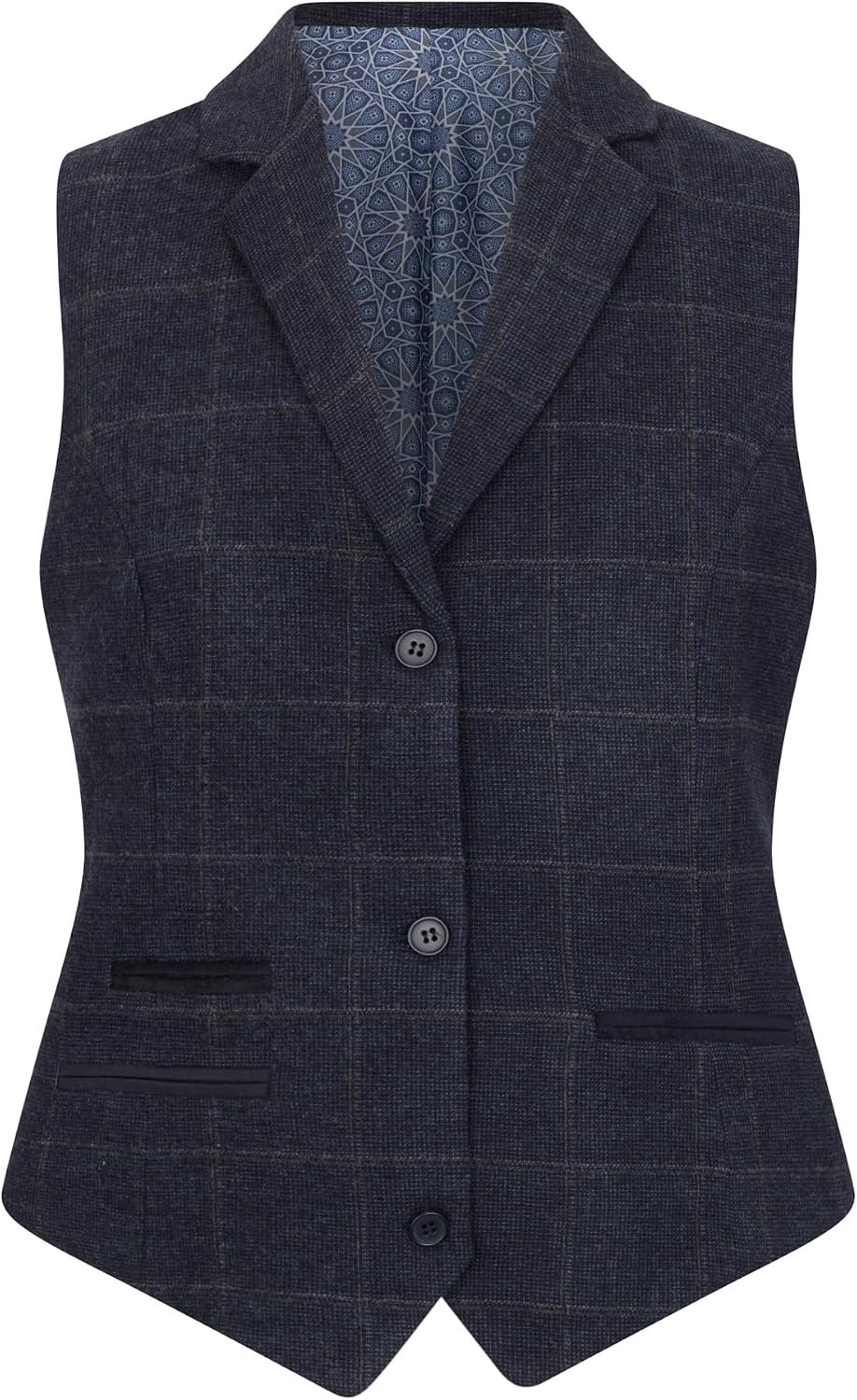 Blazer met visgraatpatroon
