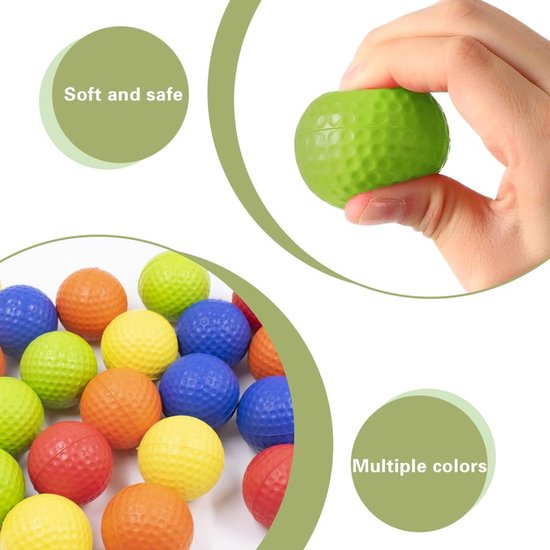 Set van 24 Mini Golfballen voor Training en Vermaak — afbeelding 4