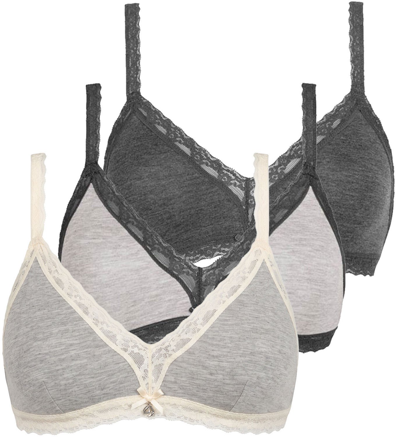 3-pack bralettes Kim