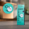 Doosje Siemens EQ-serie reinigingstabletten voor volautomatische espressomachines. Bevat 10 stuks.