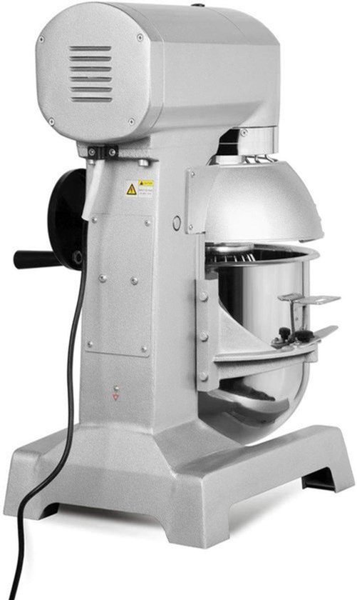 Professionele Deegkneedmachine 20 Liter - 1100 Watt Vermogen - Roestvrij Staal - Rood - Staande Mixer — afbeelding 4
