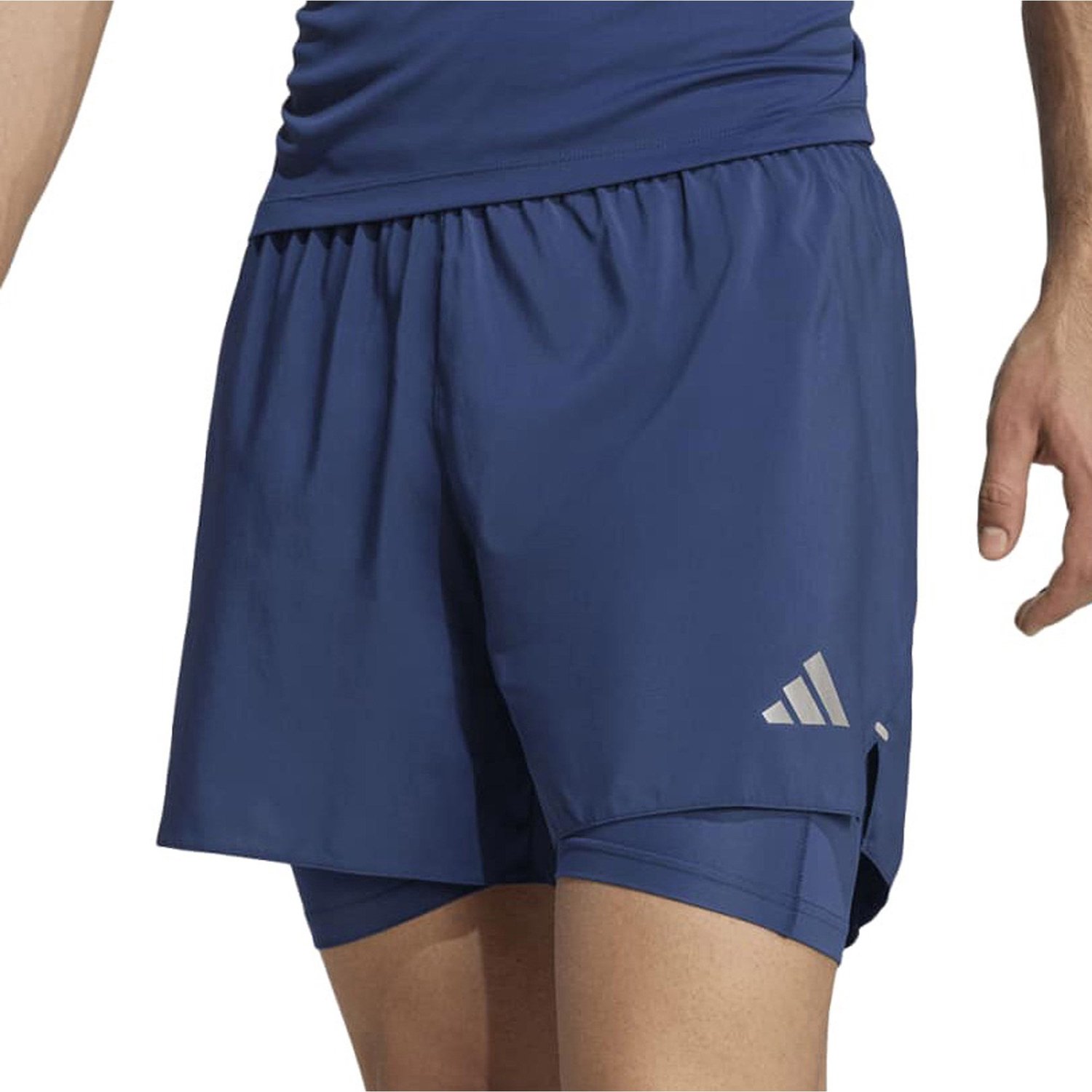 Adidas Essentials 2-in-1 Short Heren Blauw