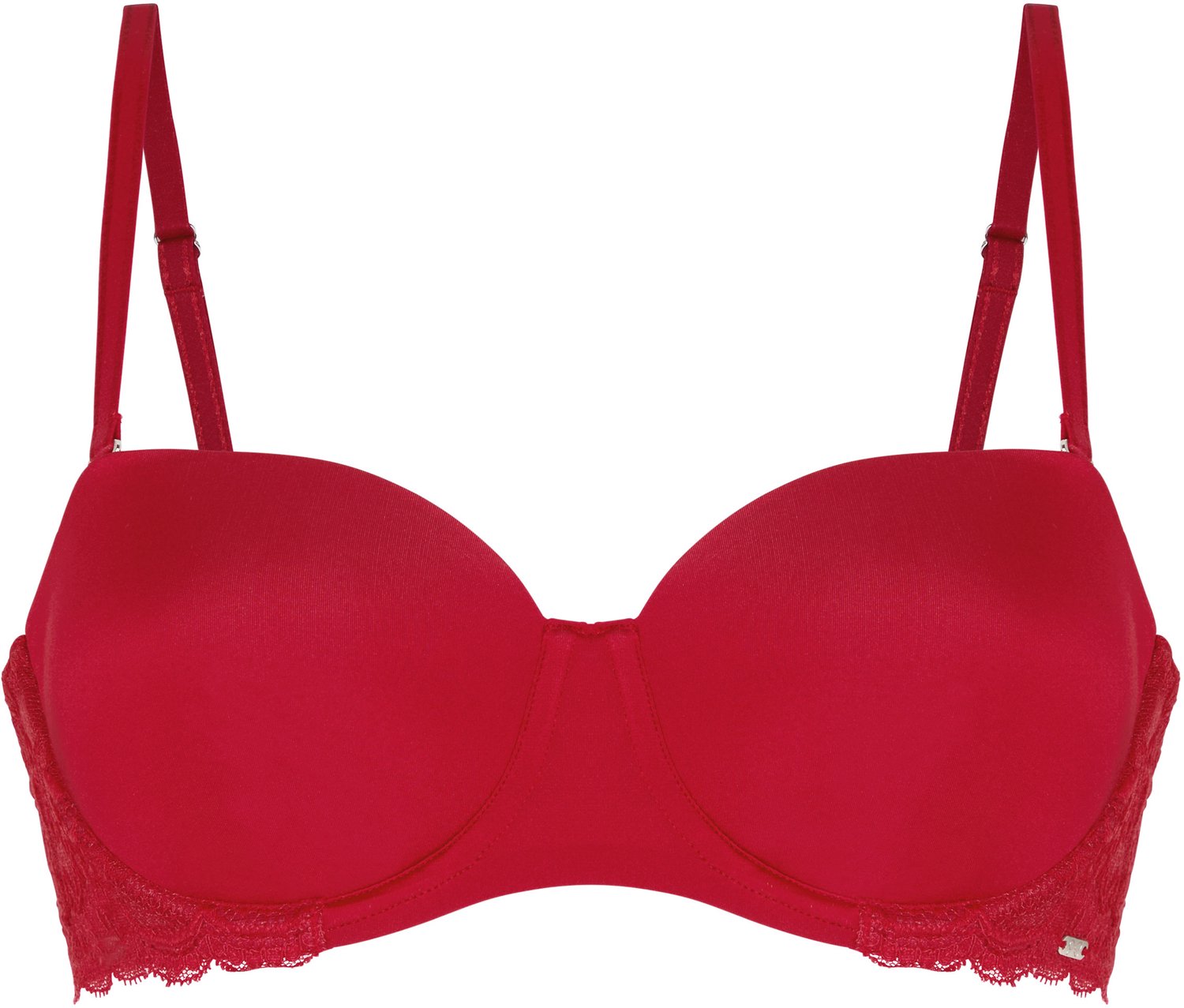 Hunkemöller Angie Padded Strapless Underwired Bra Rood