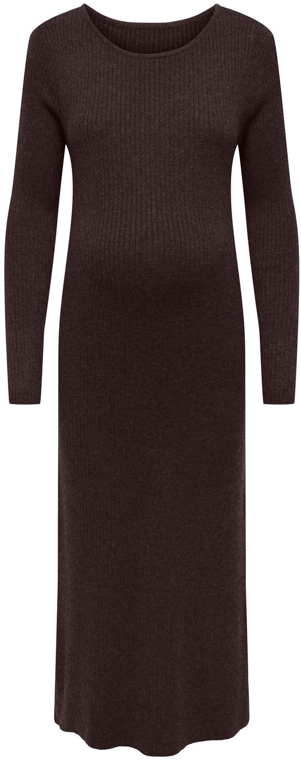 Only MATERNITY Gebreide jurk OLMTIARA Lange jurk Chocolate Torte 1