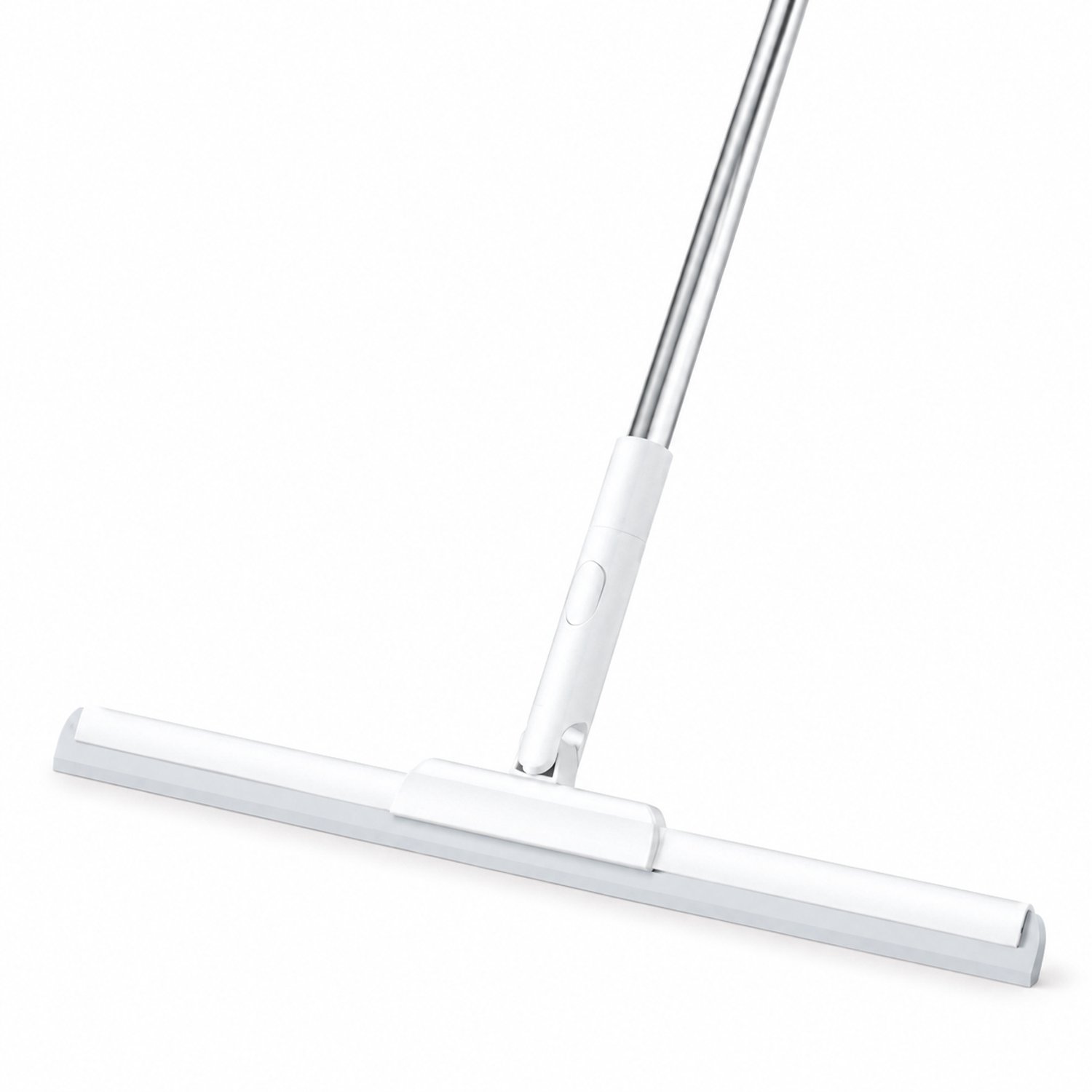 Dubbelzijdige vloertrekker 55 cm met lange steel - 123 cm hoog - 1 stuk
