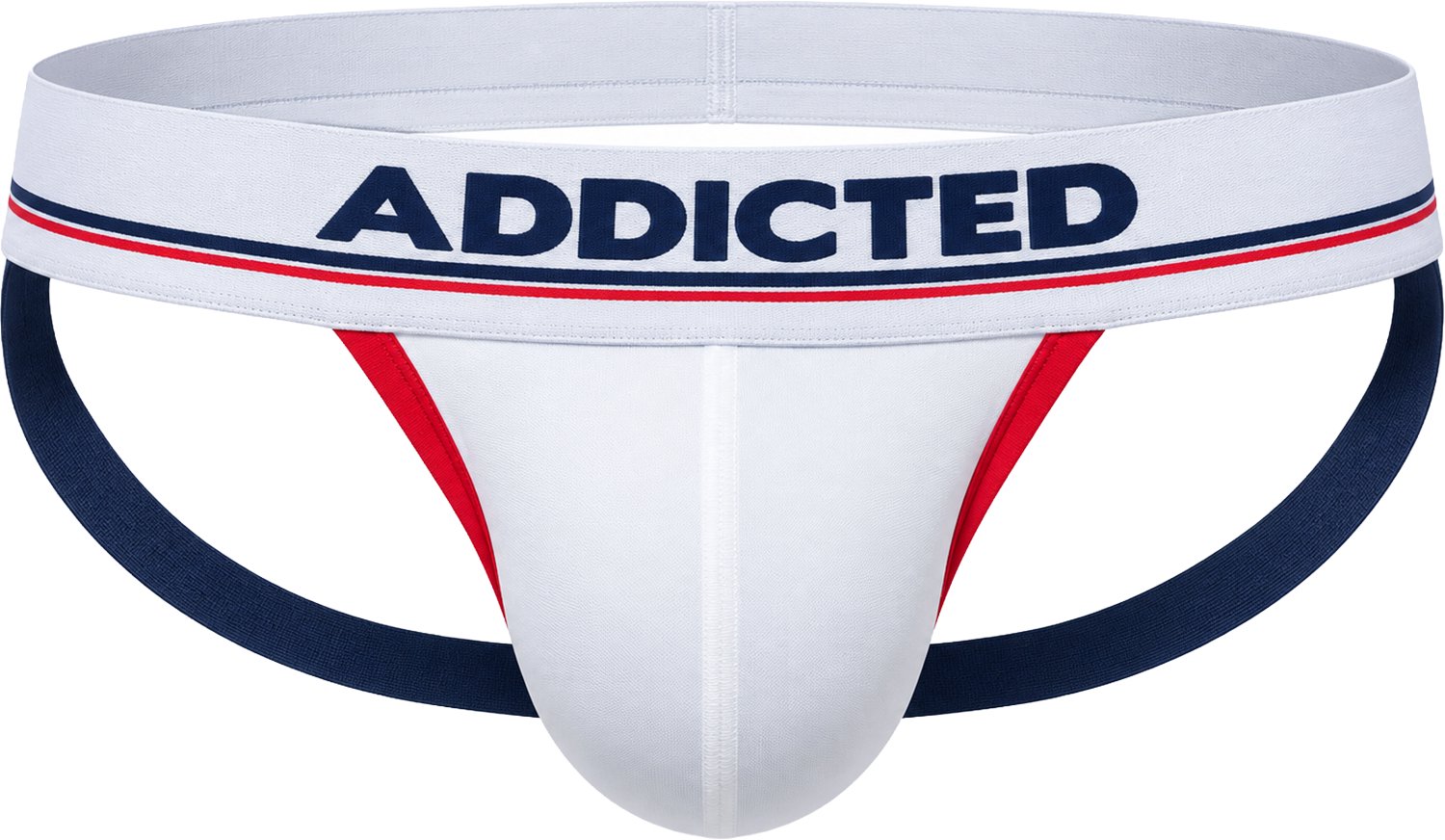 ADDICTED Sport 09 Jockstrap White - MAAT M - Heren Ondergoed - Jockstrap voor Man - Mannen Jock