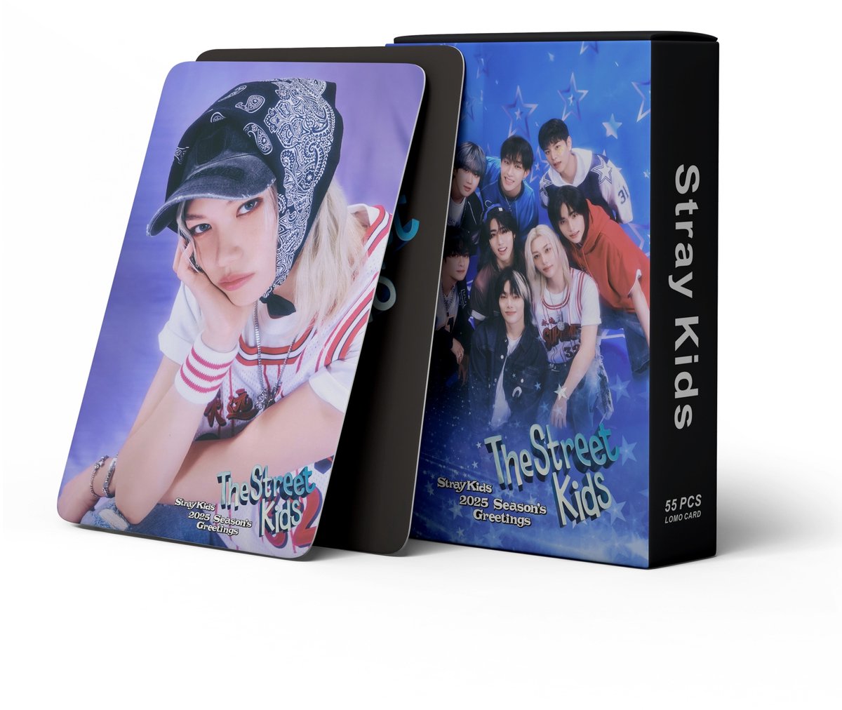 KPOP 55pcs/box Stray Kids The Street Kids 2025 Season's Greetings Photocard [Fotokaarten]