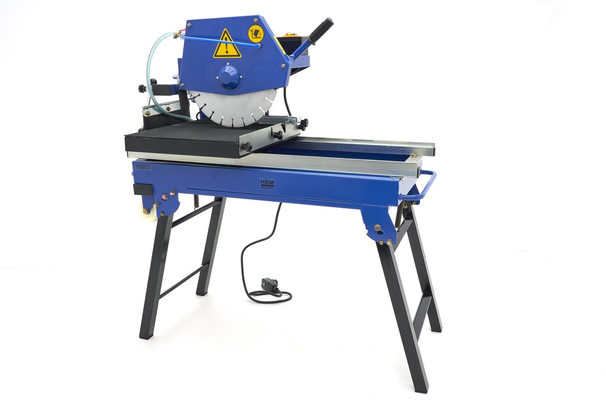 HBM Professionele Tegelzaagmachine 2000W - Tegelsnijder 350 mm, 230 V, Snijlengte 700 mm
