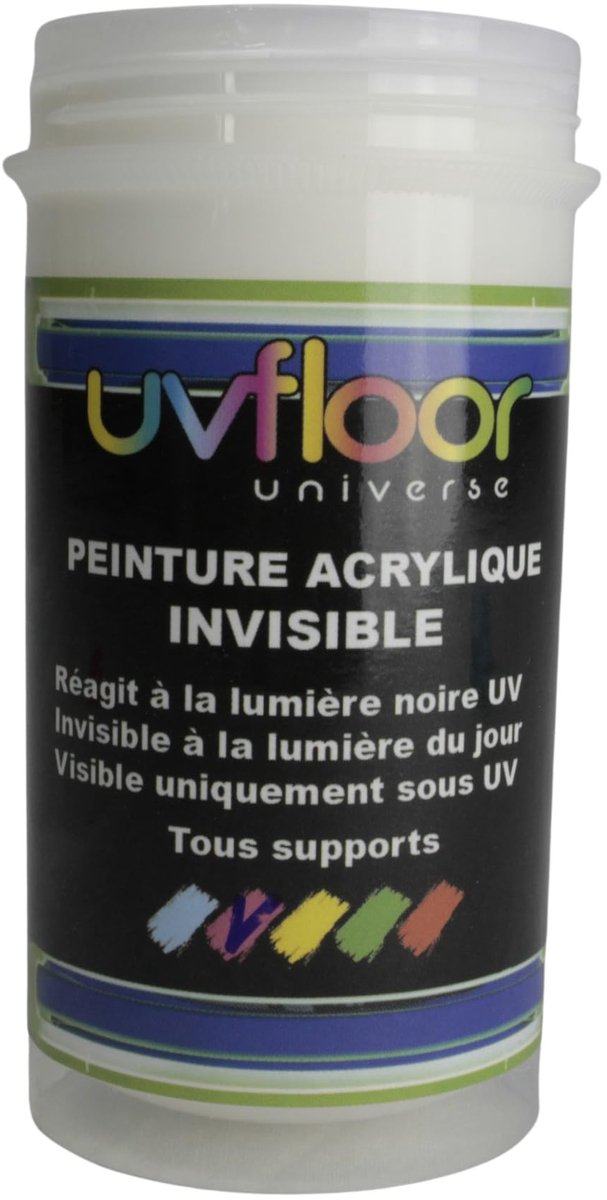 Elzusha - Onzichtbare UV Verf Neon Rood