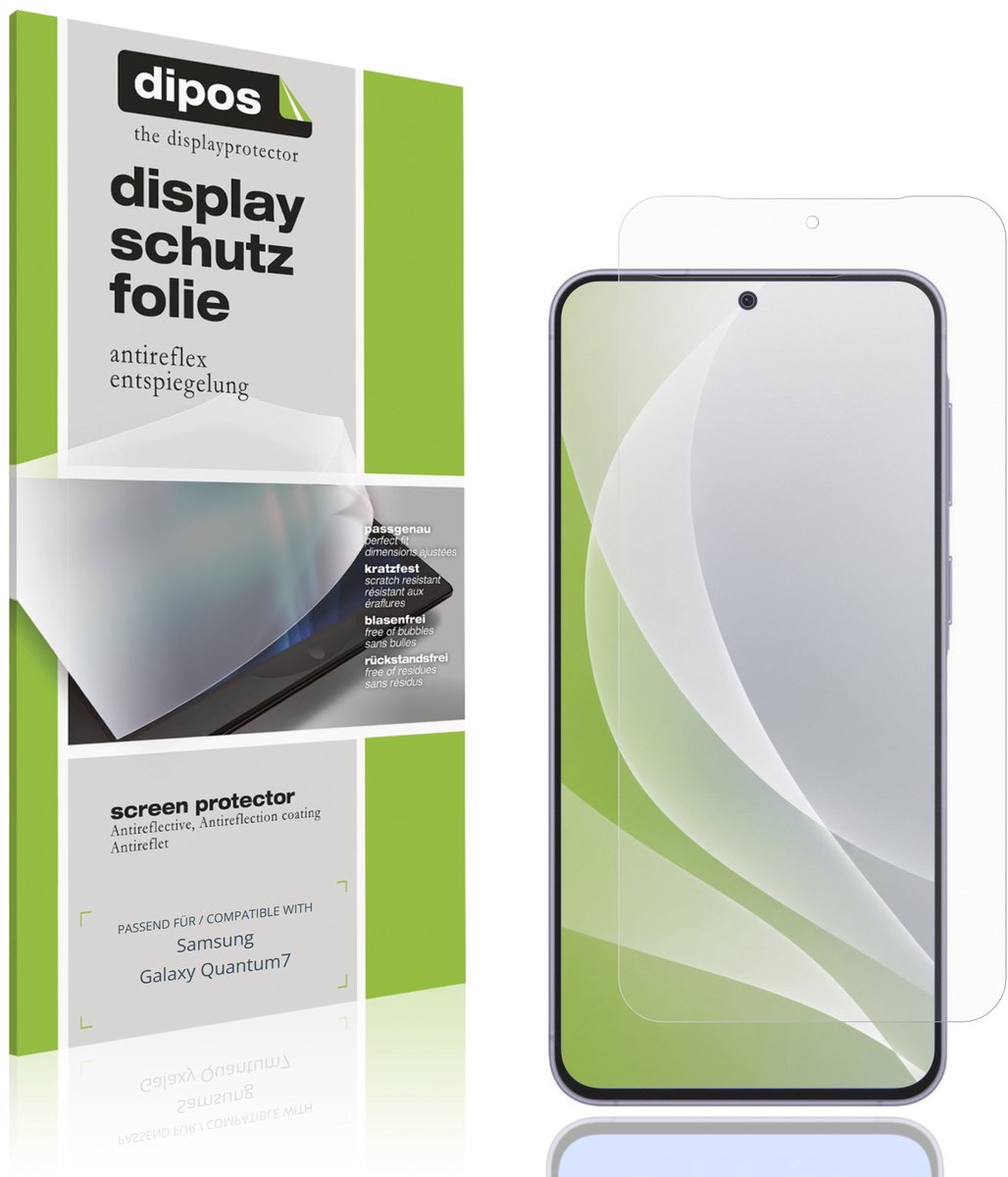 dipos – 4x Matte Beschermfolie geschikt voor Samsung Galaxy Quantum7 | Krasbestendige & antireflecterende Screenprotector Ultra-Thin
