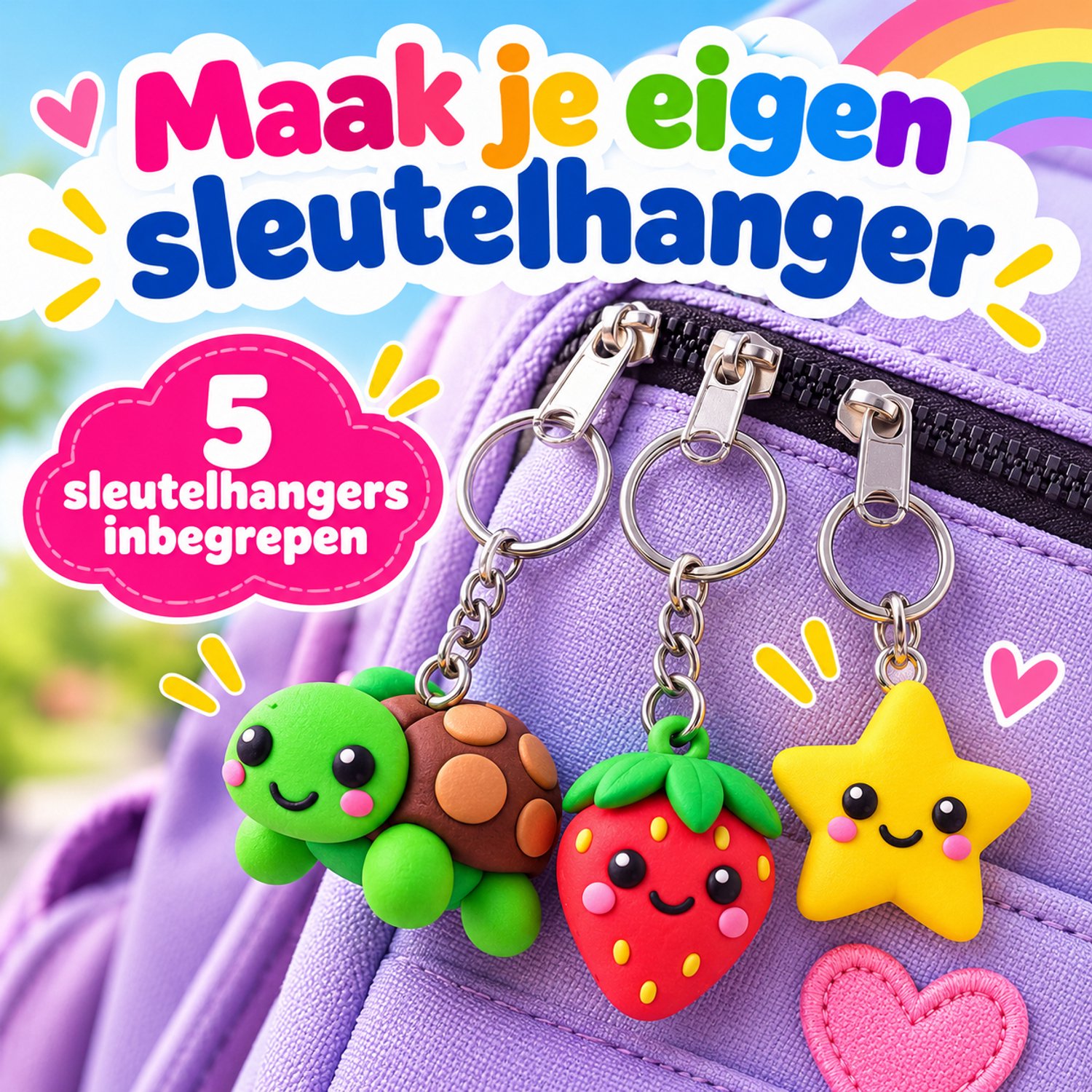 Twenty4seven® Polymeer Klei Set - 70 Kleuren - Boetseerklei om Sieraden te Maken - Knutselpakket voor Kinderen en Volwassenen - Cadeau voor Meisjes en Jongens vanaf 5 Jaar — afbeelding 2