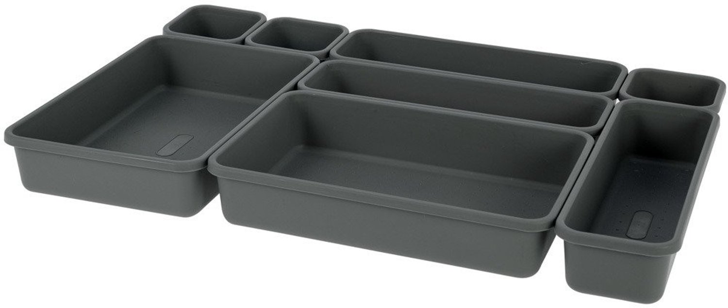 Storagesolutions - Ladeverdeler - Ladeorganizers van kunststof, mat, set van 8 stuks