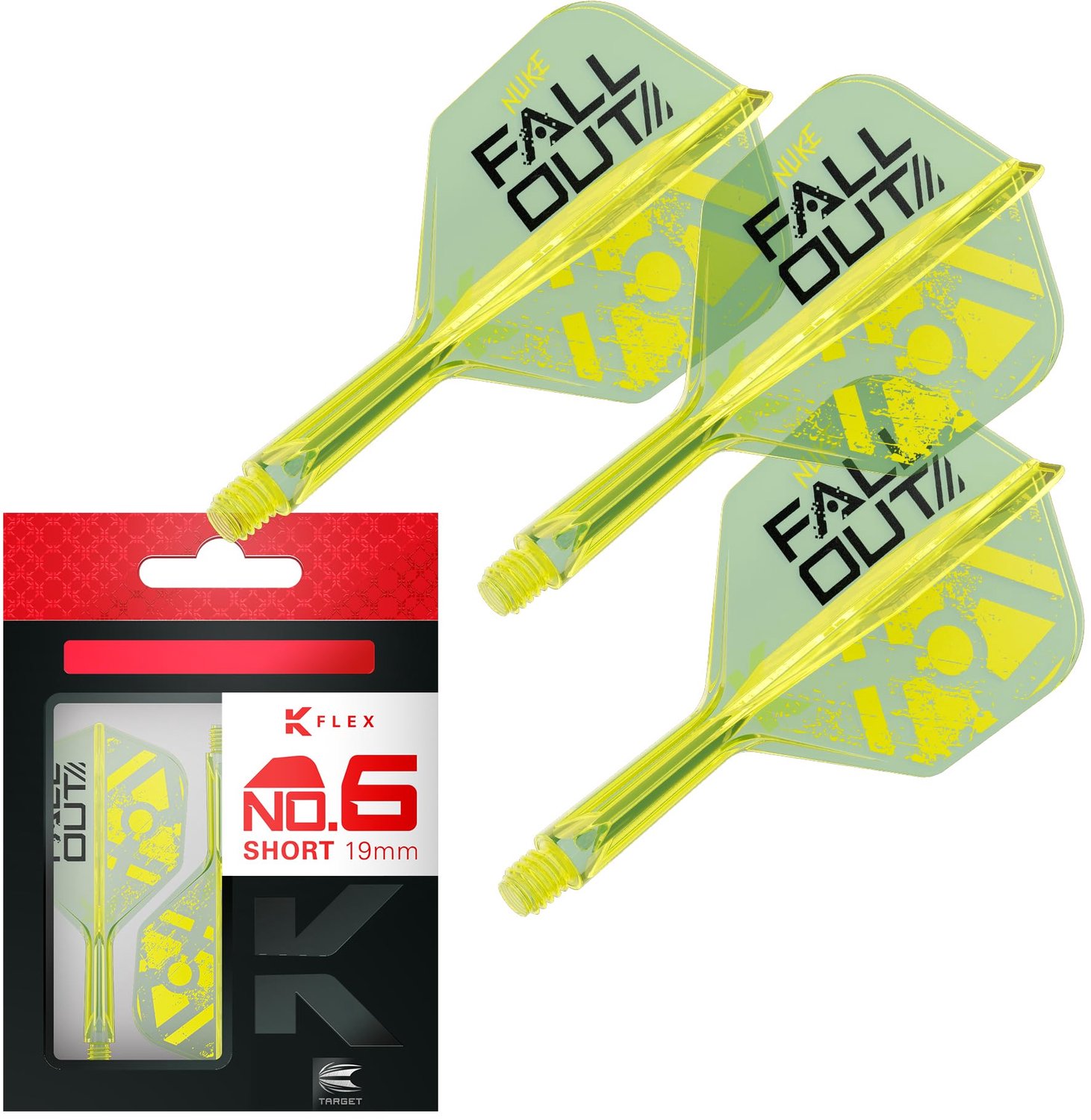 Target Darts Luke Littler Fallout Flights Stems 19mm