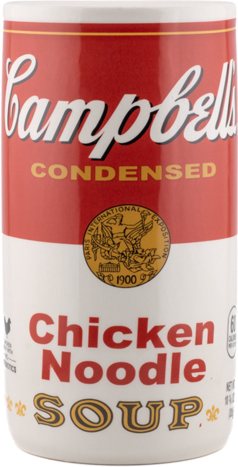 Aardewerk vaas Soup can