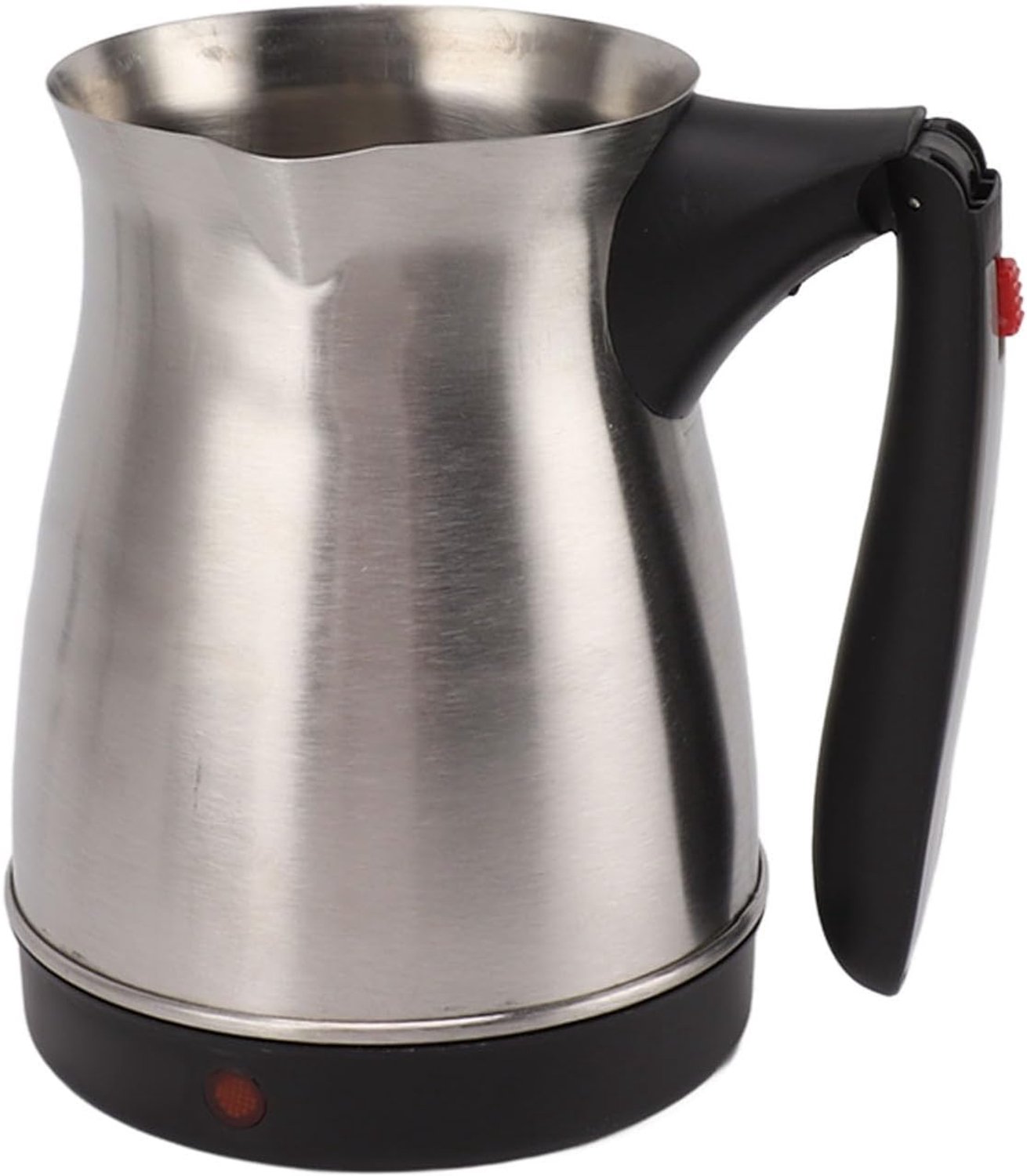 Turks koffiezetapparaat 500 ml - roestvrij staal - opvouwbare handgreep - veilig koffiezetten - Vemera