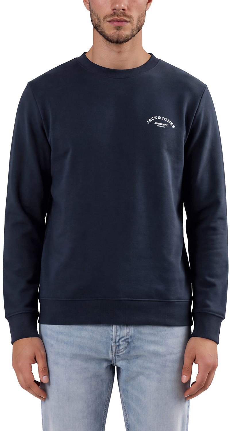 Jack & Jones Heren trui JJSOCIETY SWEAT CREW NECK regular fit Veelkleurig S Ronde Hals Volwassenen Sweatshirt zonder capuchon