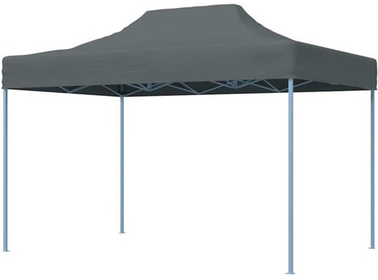 Inklapbare partytent - Paviljoen voor in de tuin - Voor feestelijke evenementen - Beschermt tegen UV-straling en water - 3 x 4 Meter - Antraciet