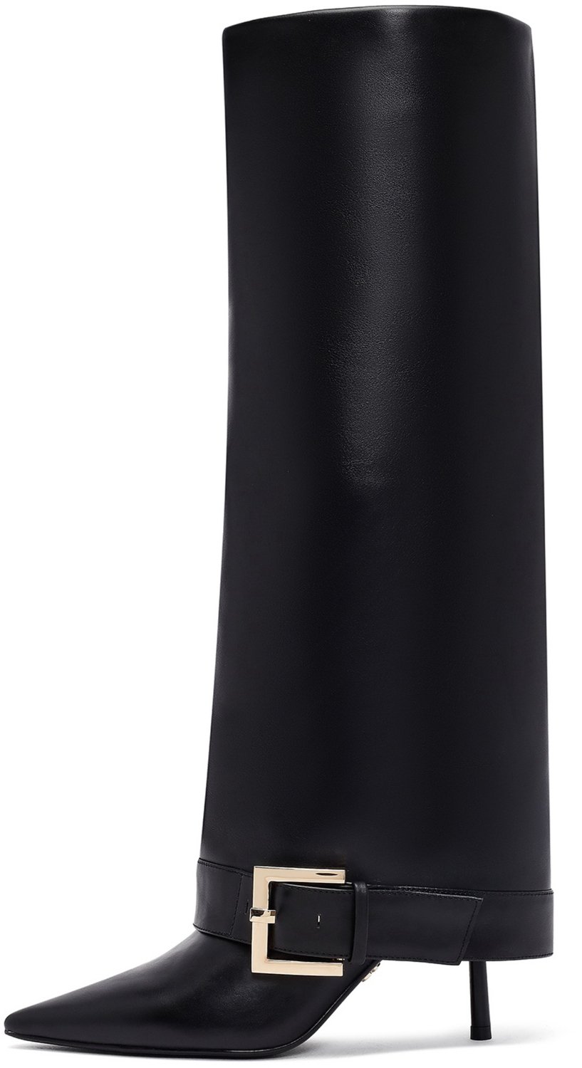 DERIMOD Heeled Boots Leather Heeled Boots