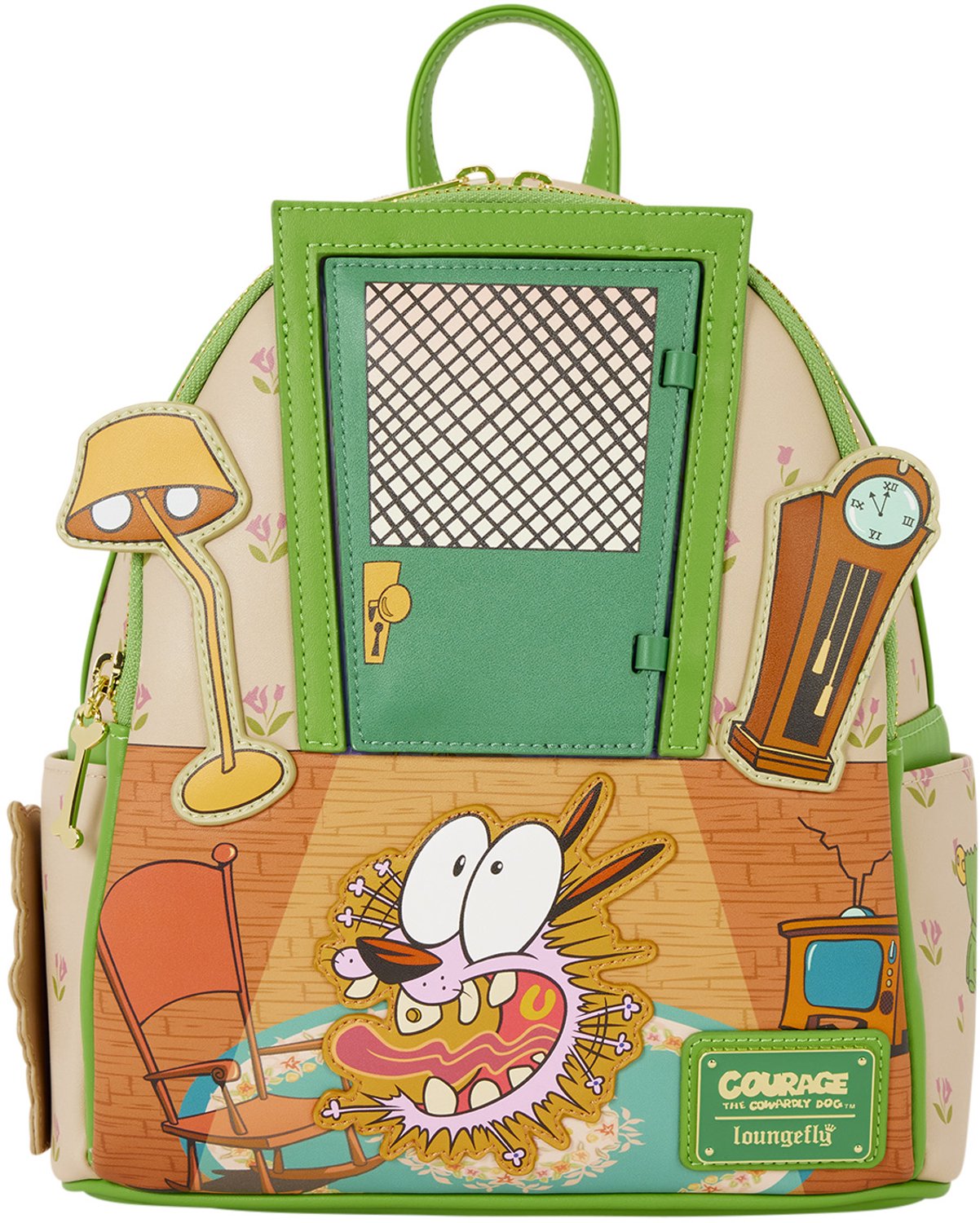Loungefly Backpack Courage the Cowardly Dog Lenticular