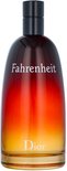 Dior Fahrenheit flacon met een verloop van donkerbruin naar oranje-geel glas.