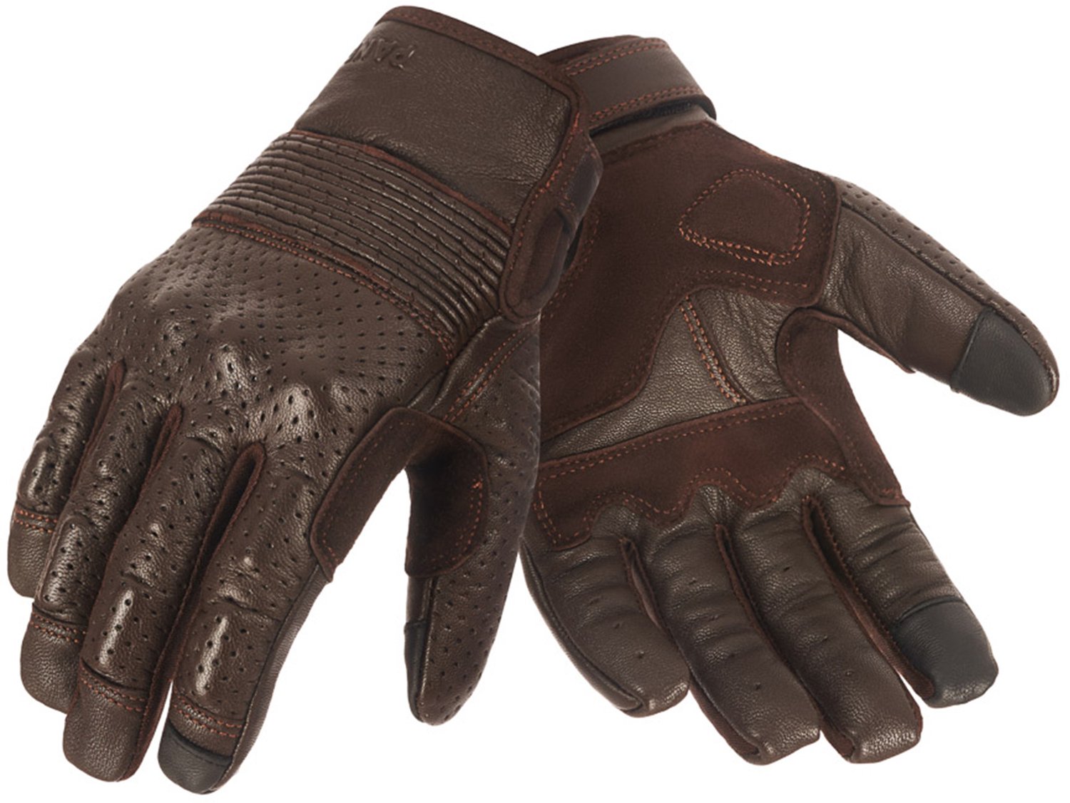 Pando Moto Onyx 02 geperforeerde motorhandschoenen - Maat XL -