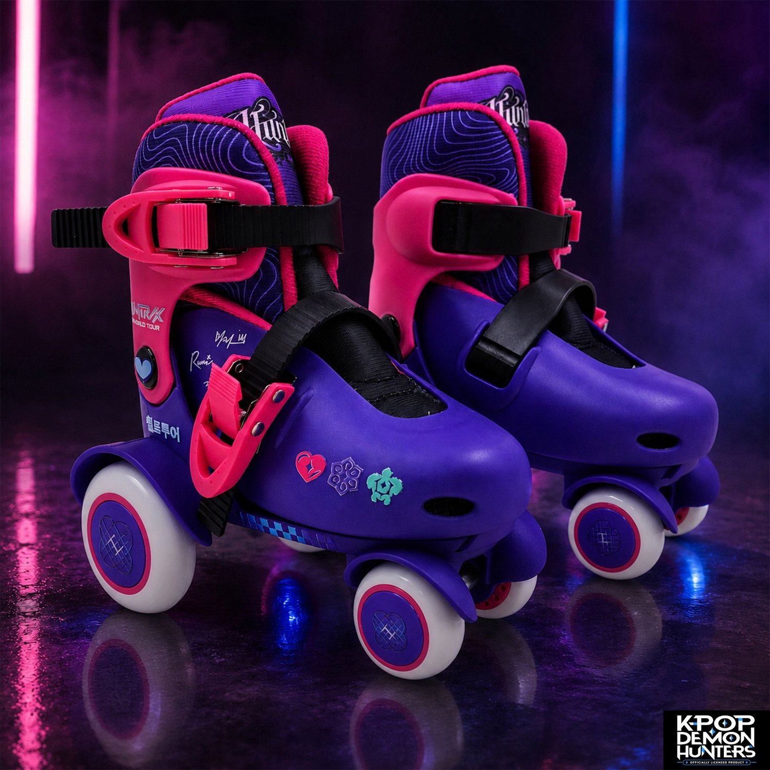 KPop Demon Hunters Big Wheel Skates Paars