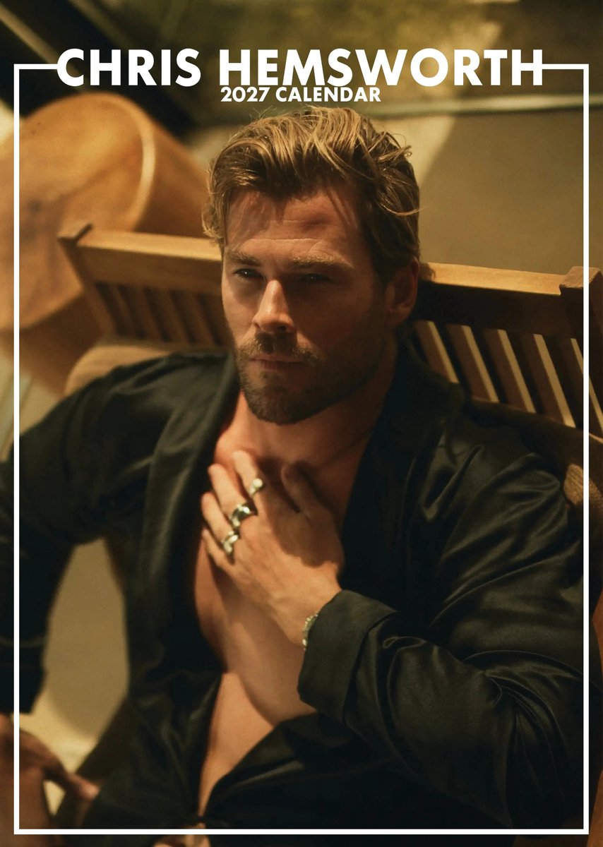 Chris Hemsworth A3 Kalender 2027