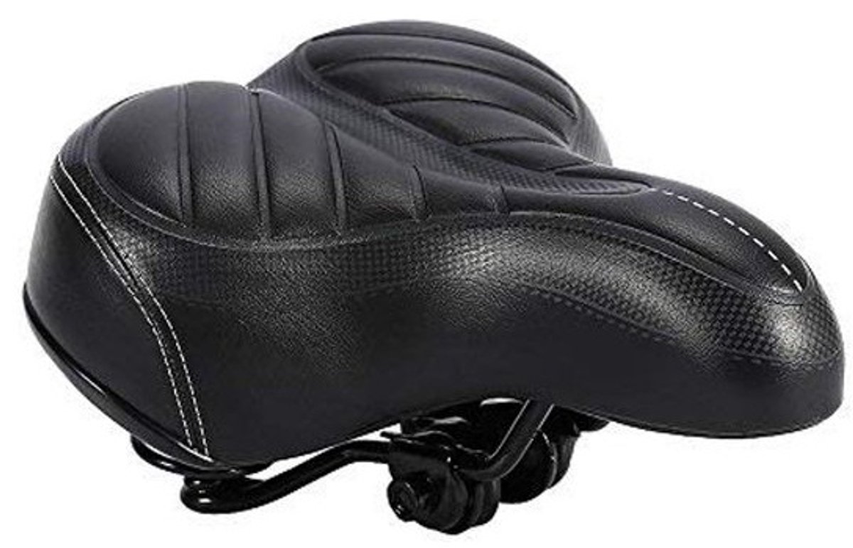 Ergonomisch fietszadel met dubbele veer – comfortabel en ademend zadel voor mountainbike en racefiets