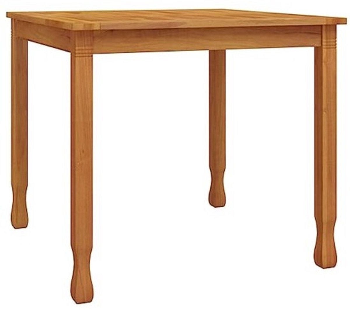 Tuin tafel 85x85x75 cm van massief teak hout - Picknicktafel en Campingtafel voor Uw Tuin
