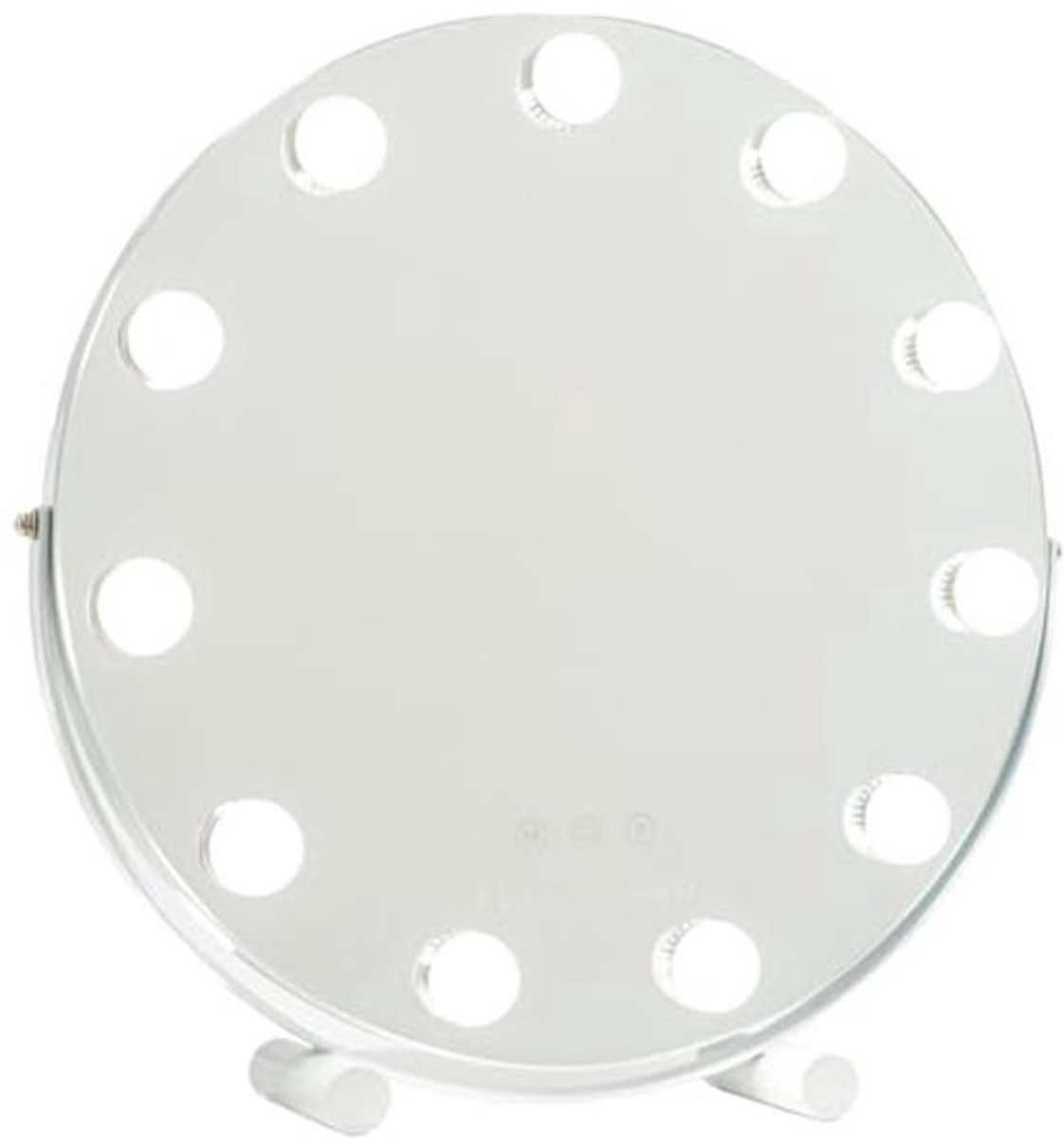 Make-up Spiegel met Verlichting - 11 LED - 3 Lichtmodi - Verstelbare Intensiteit - Touch Control - Verstelbare Positie - 42.5x10x42cm