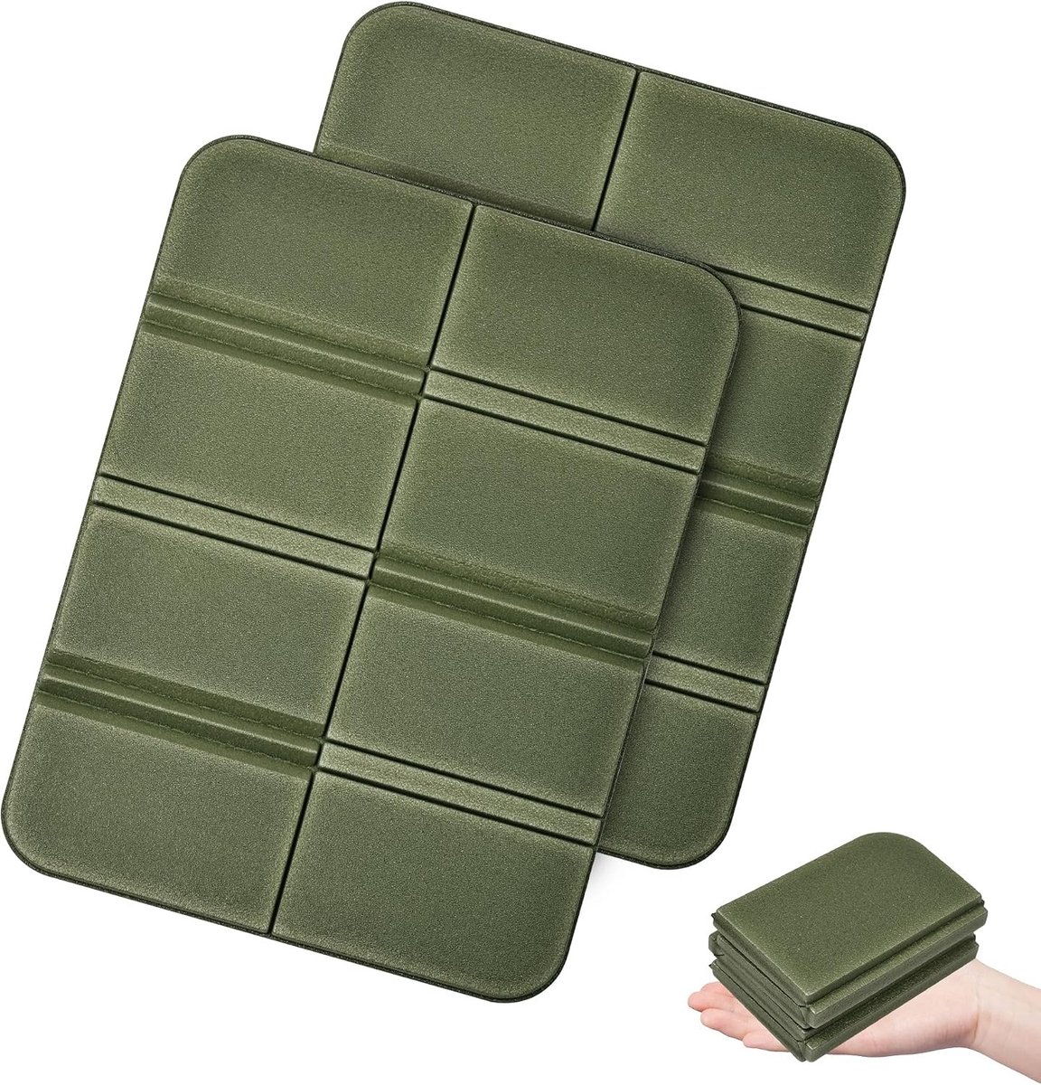 Vouwbare Zitkussens Set van 2 voor Buiten - Waterdicht, Thermisch en Lichtgewicht voor Kinderen, Perfect voor Hiking, Camping en Picknicks