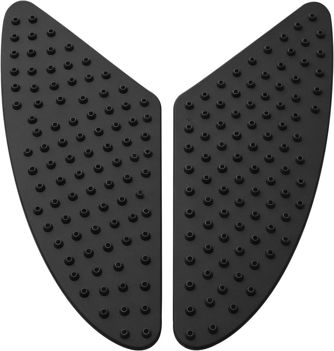 2 Stuks Antislip 3D Rubber Kniegrip Zijstickers voor Motorfiets, Universele Tankbeschermer en Traction Pads, Zwart en Duurzaam