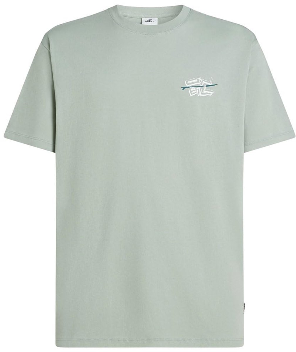 O’Neill Retro Back Print Dames T-shirt Groen