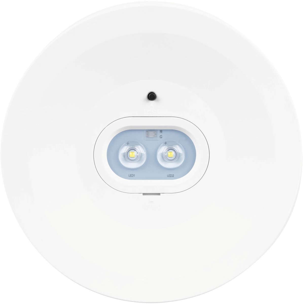 Ledvion LED Noodverlichting Spot 1W IP20 Inbouw/Opbouw 3 Uur Accu