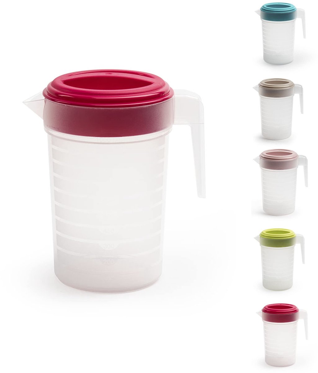 2L PLASTIFIC Food Grade Jug - Perfect voor voorraad jus - Magnetron Safe - Keuken Homebrew Liquids - ShopVlot