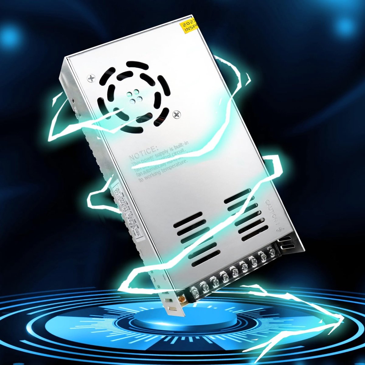 Elzusha - 24V 15A 360W Voeding voor LED Verlichting en Meer