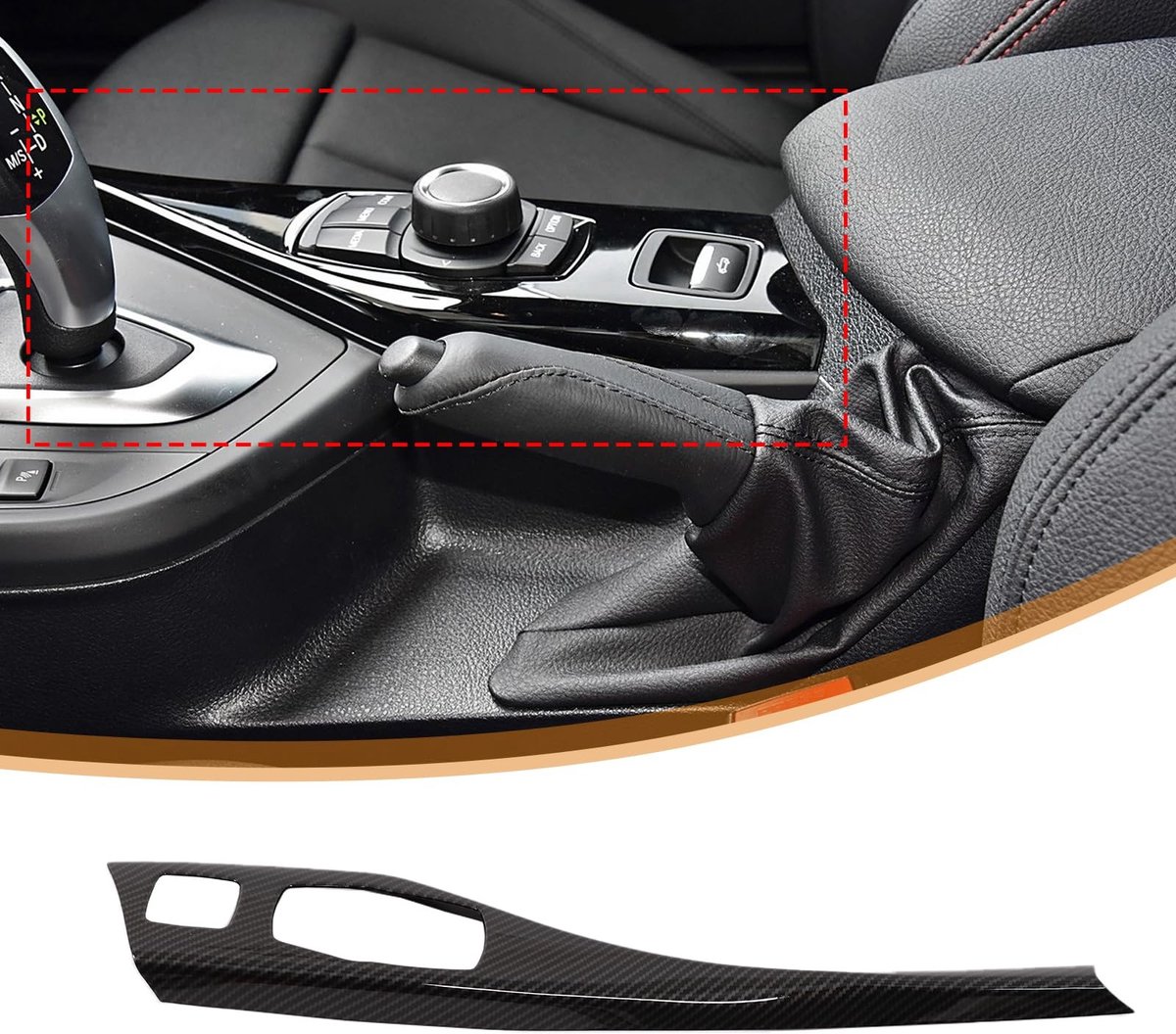 Elzusha - Multimedia Button Panel Trim Cover voor B@M@W 2 Series 2013-2019